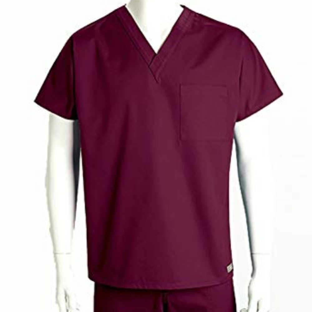 Barco Medical Scrub Top WINE unisex 7181 XS
